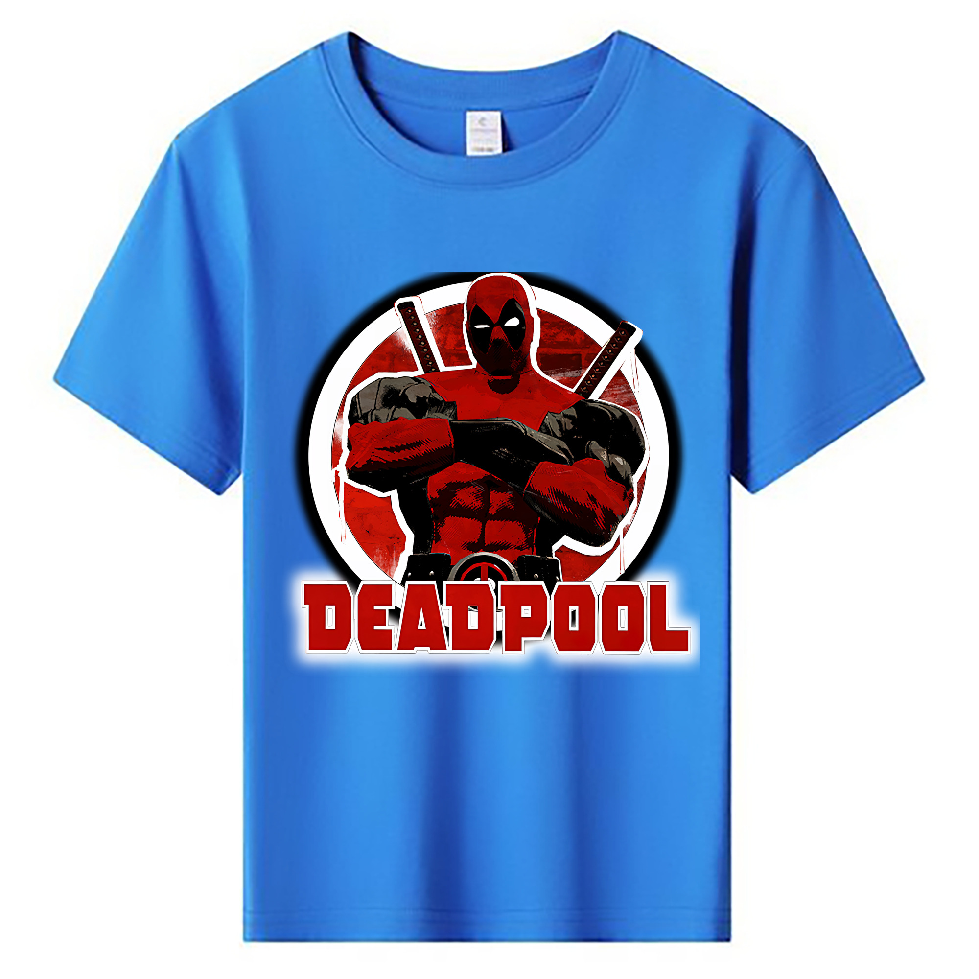 （画像用） Deadpool デッドプール 綿100％キッズTシャツ（フロントプリント）